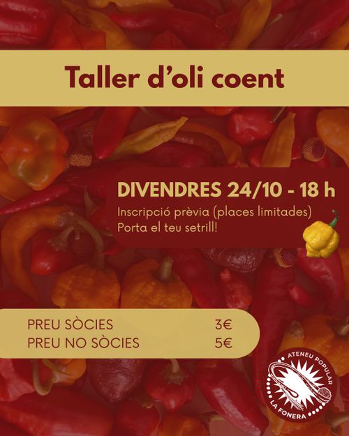 Taller d'oli coent
