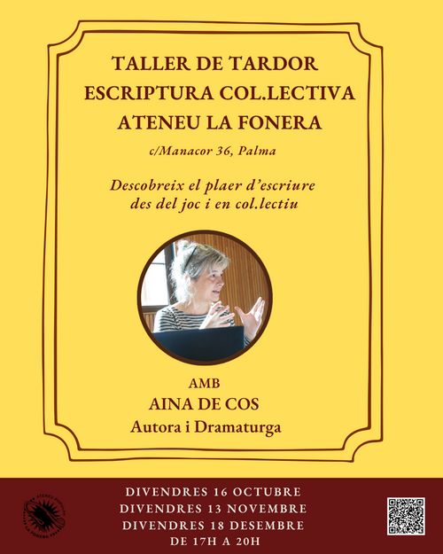 Taller d'escriptura col·lctiva amb Aina de Cos