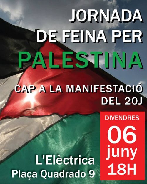 Jornada de feina per Palestina