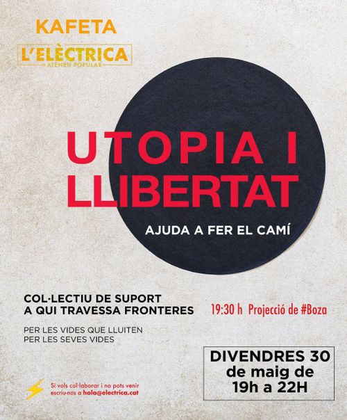 Kafeta utopia i llibertat. Col·lectiu de suport a qui travessa fronteres
