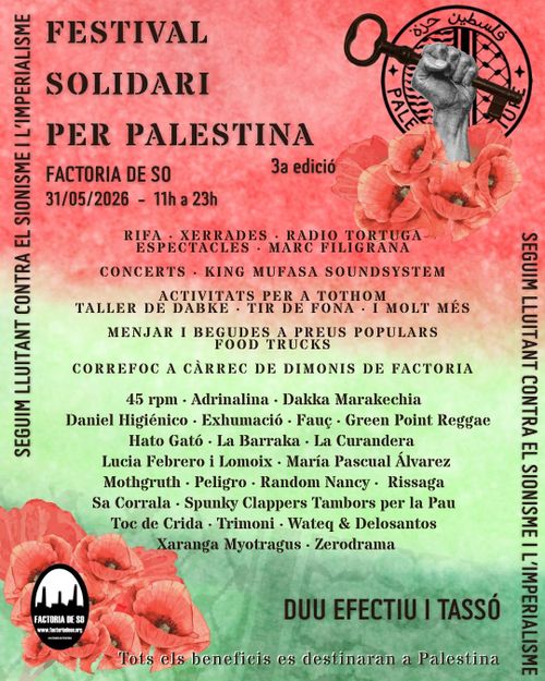 FESTIVAL SOLIDARI PER PALESTINA