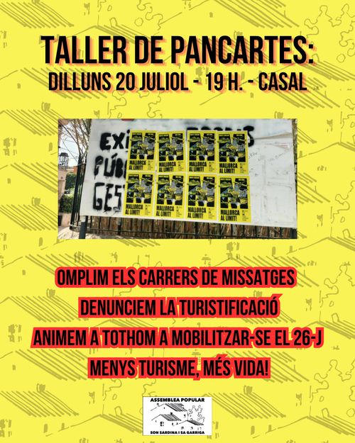TALLER DE PANCARTES 