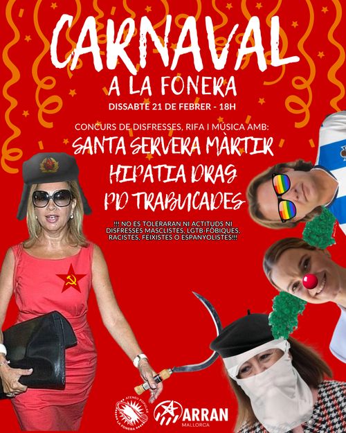 🎊 CARNAVAL REVOLUCIONARI A LA FONERA 🎊