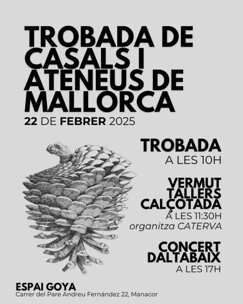 Trobada Casals i Ateneus Mallorca + Calçotada