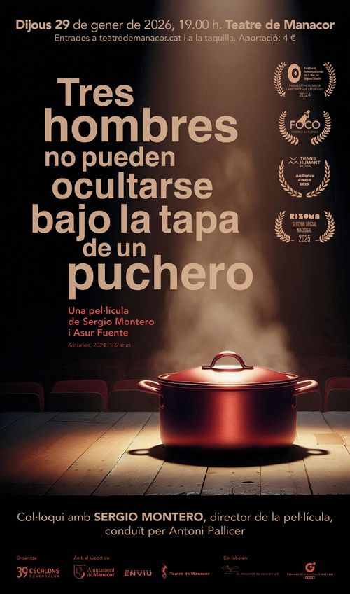 TRES HOMBRES NO PUEDEN OCULTARSE BAJO LA TAPA DE UN PUCHERO