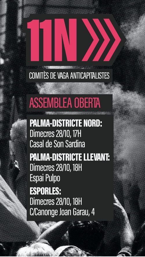 ASSEMBLEA OBERTA + TALLER DE PANCARTES