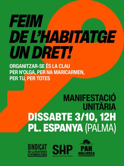 FEIM DE L'HABITATGE UN DRET! 