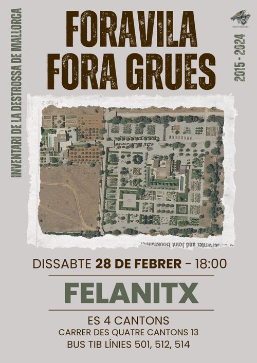 🌿 TERRAFERIDA: FORAVILA FORA GRUES - ES 4 CANTONS