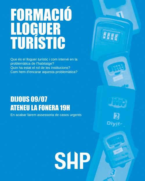 Formació lloguer turístic