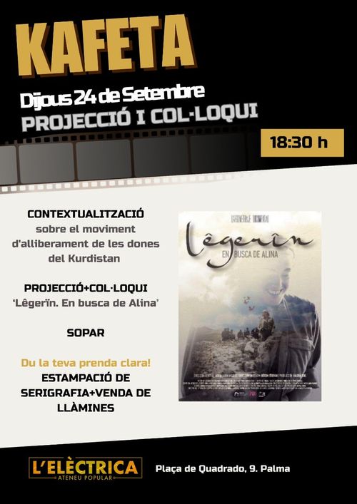Projecció i col.loqui sobre el moviment d'alliberament de les dones kurdes
