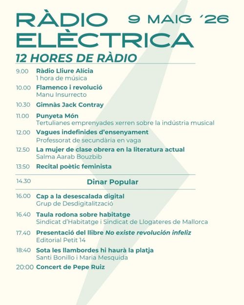 📅Programa📅 📻 Ràdio Elèctrica 2026 ⚡