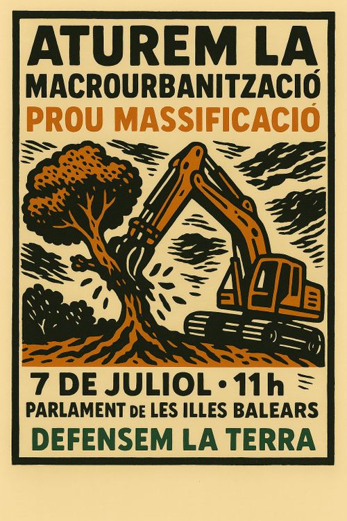 CONCENTRACIÓ 'ATUREM LA MACROURBANITZACIÓ'