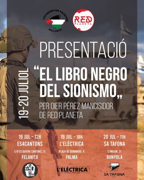 PRESENTACIÓ DE ''EL LIBRO NEGRO DEL SIONISMO''